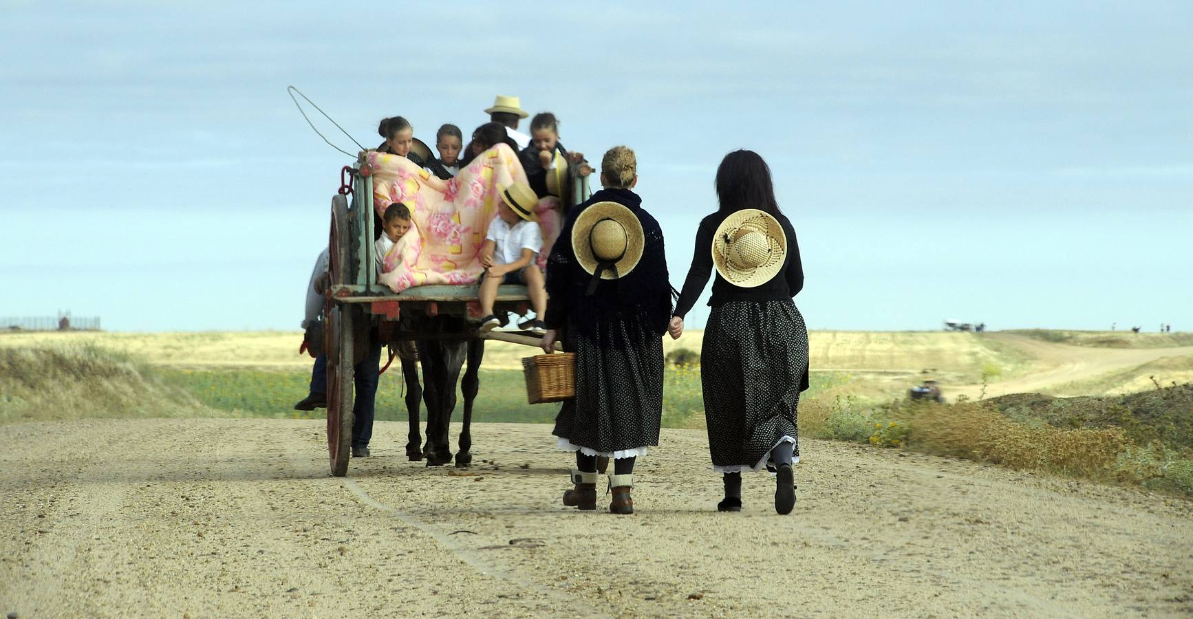 Nava del Rey recrea la siega a mano
