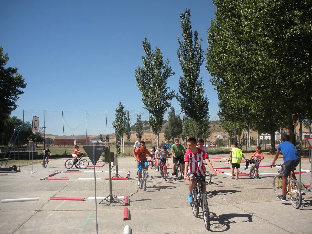 Jornada de educación vial en Castrodeza (Valladolid)