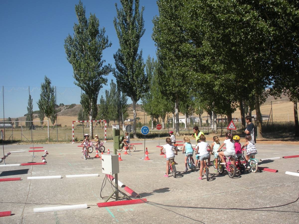 Jornada de educación vial en Castrodeza (Valladolid)
