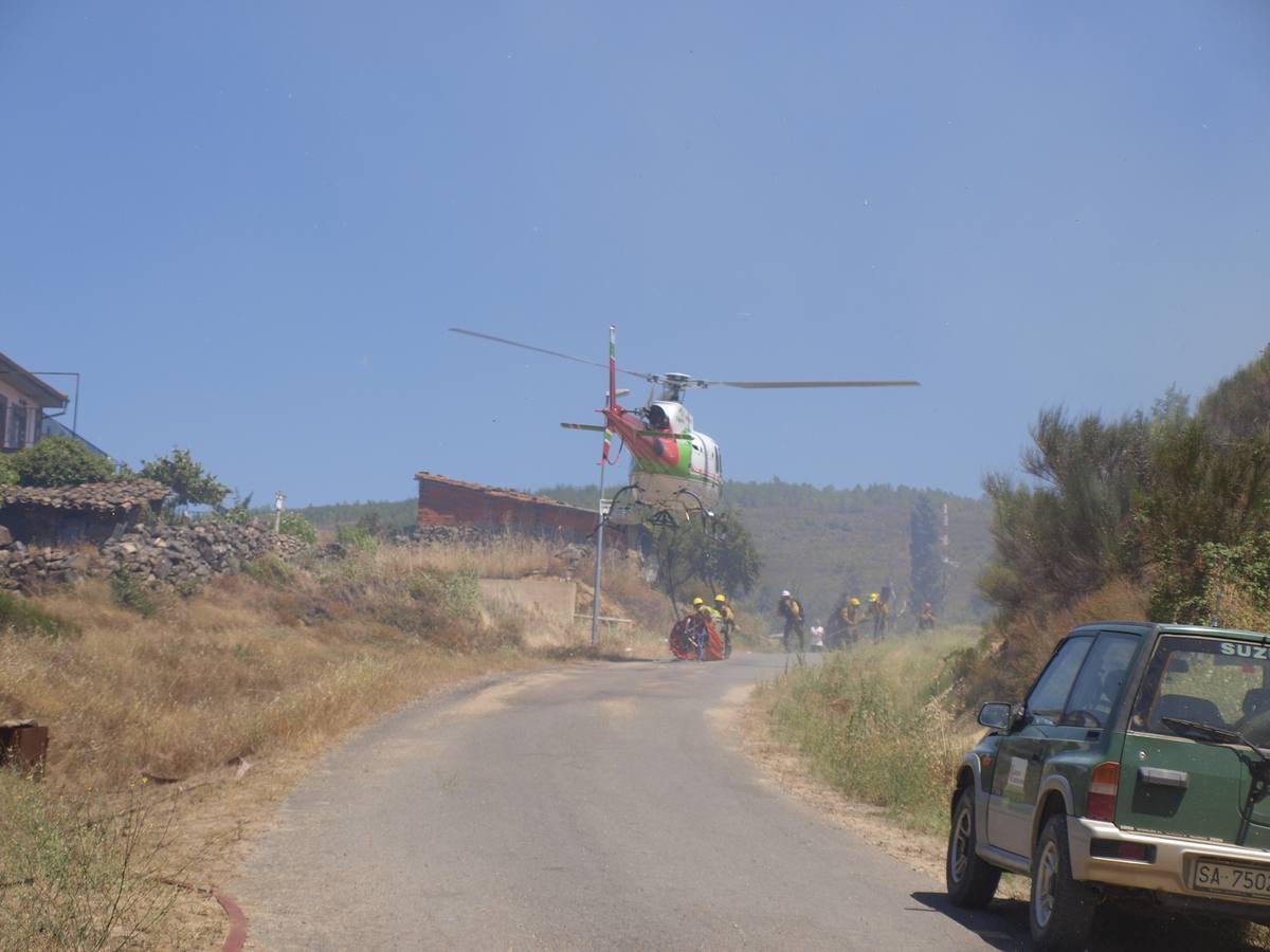 Incendio en Cepeda (Salamanca) 1/2