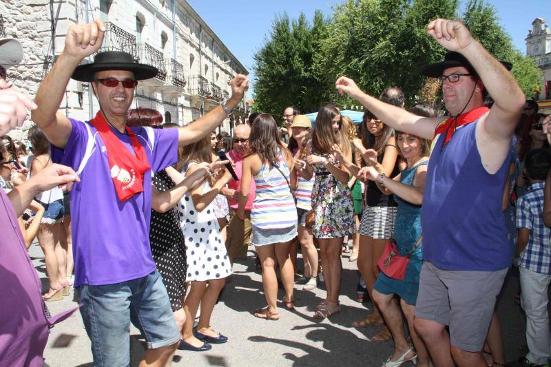 Procesión en honor a Santo Domingo de Guzmán en Campaspero