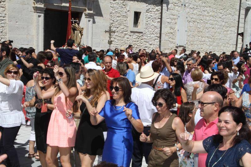 Procesión en honor a Santo Domingo de Guzmán en Campaspero
