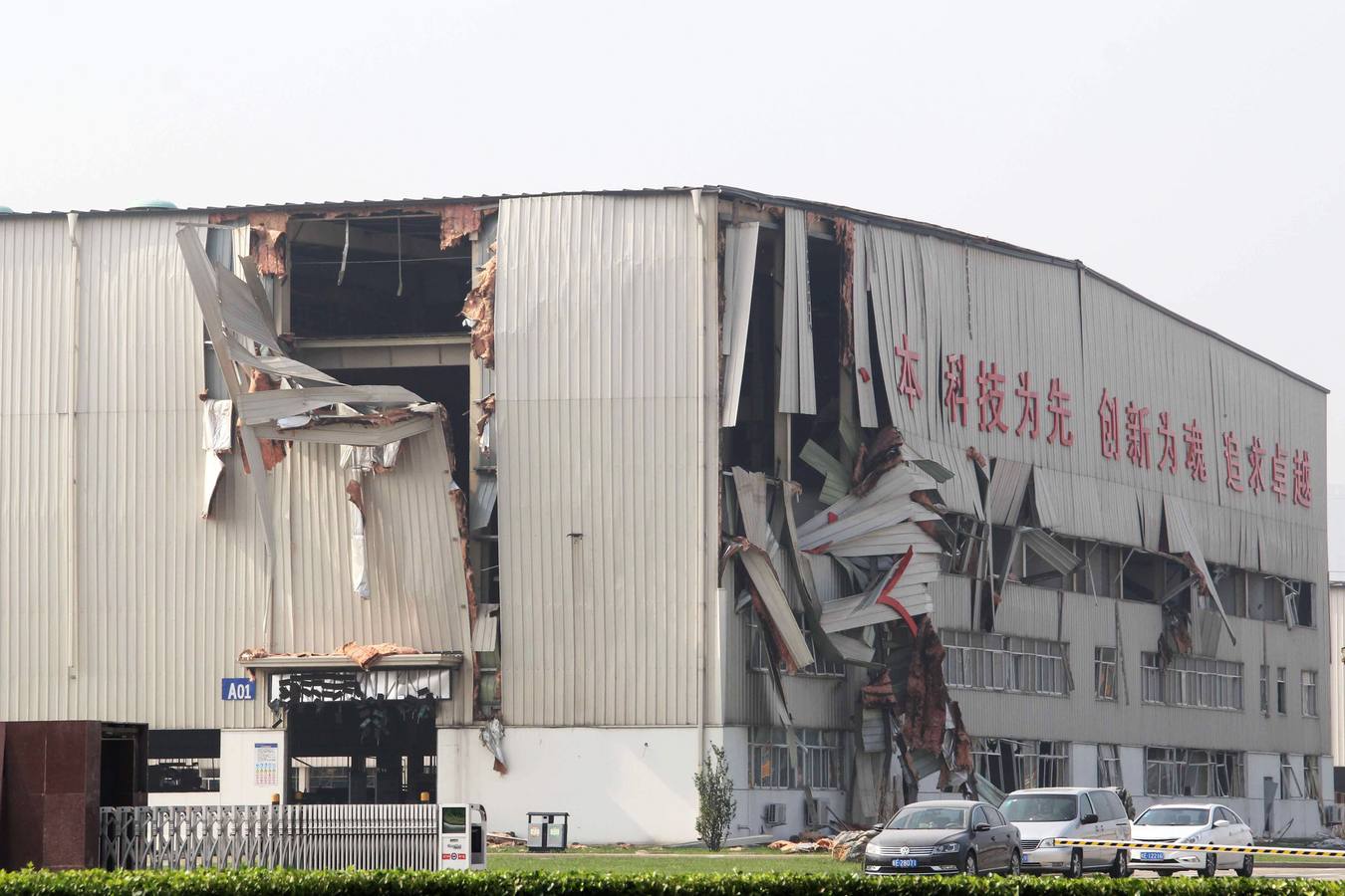 Brutales explosiones en Tianjin