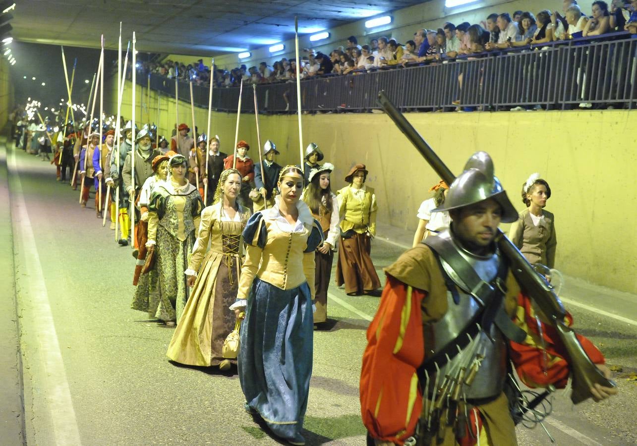 Desfile de los Imperiales y los Comuneros en Medina