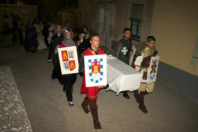 Recreación del cortejo fúnebre de los restos de Felipe El Hermoso en Hornillos de Cerrato