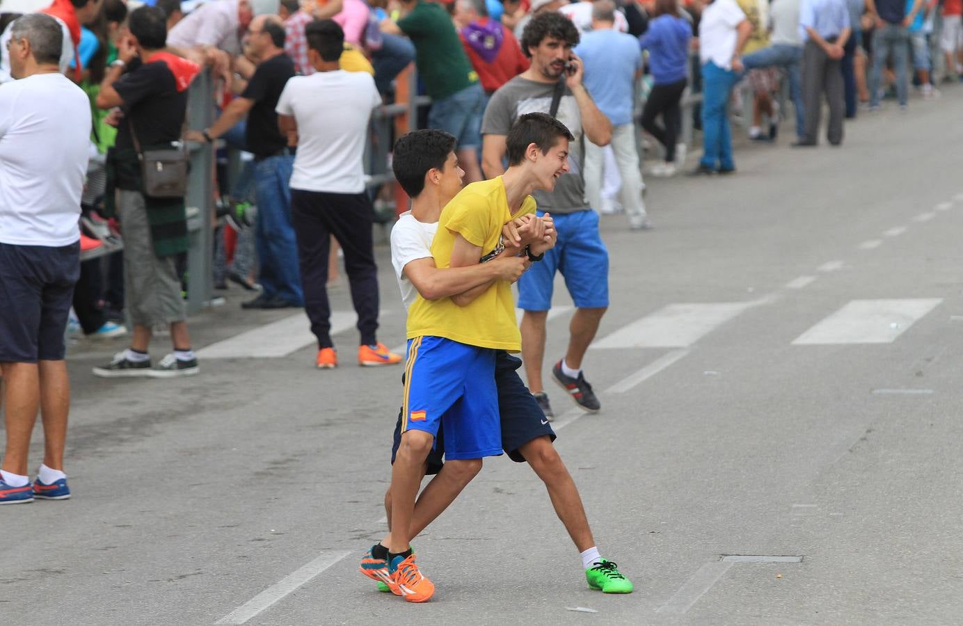 Segundo encierro de las fiestas de Cuéllar (Segovia)