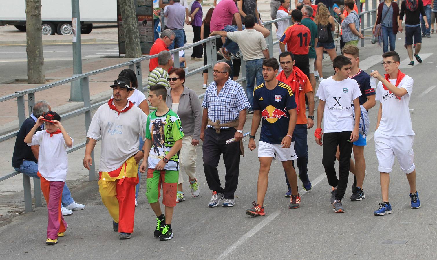 Segundo encierro de las fiestas de Cuéllar (Segovia)