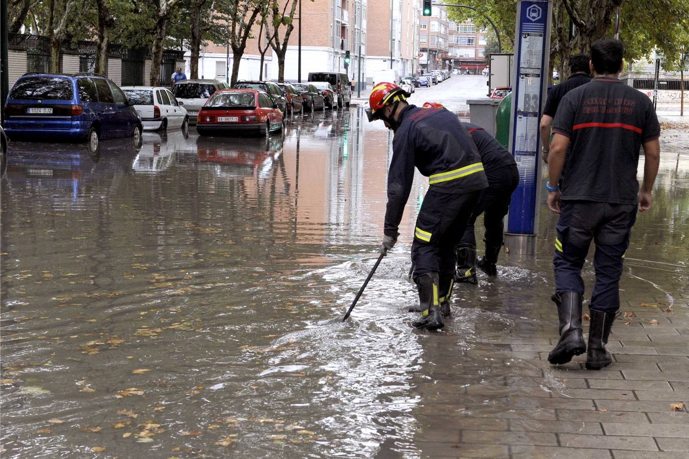 Intensa tormenta caída en Valladolid