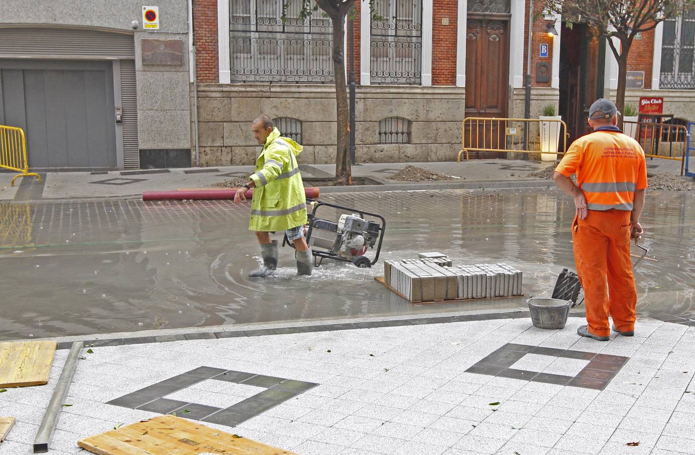 Intensa tormenta caída en Valladolid