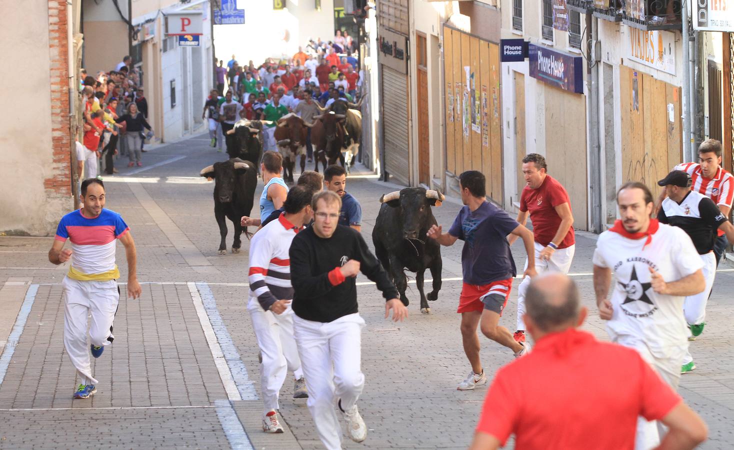 Tercer encierro de las fiestas de Cuéllar (Segovia)
