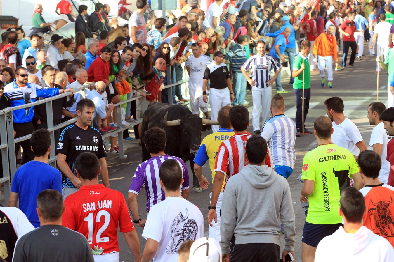 Cuarto encierro de las fiestas de Cuéllar (Segovia)