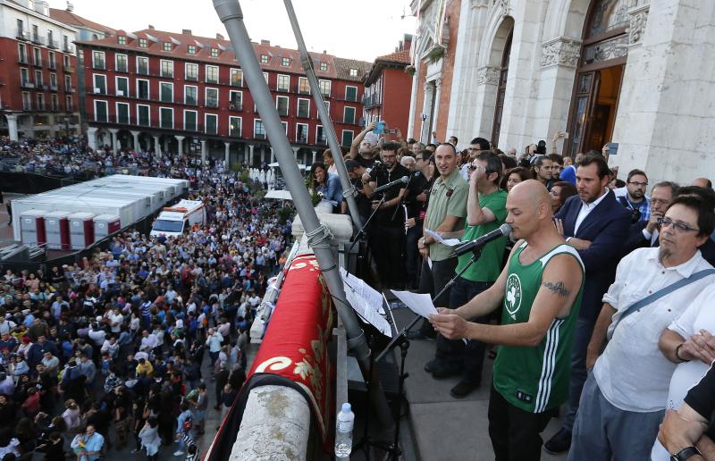 Pregón de Celtas Cortos en las Fiestas de Valladolid 2015