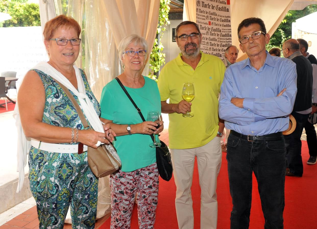 María Jesús Martín, Asunción Sánchez, José Javier Sánchez y Miguel López Robles, de la Asociación Unión Esgueva, de Barrio España.