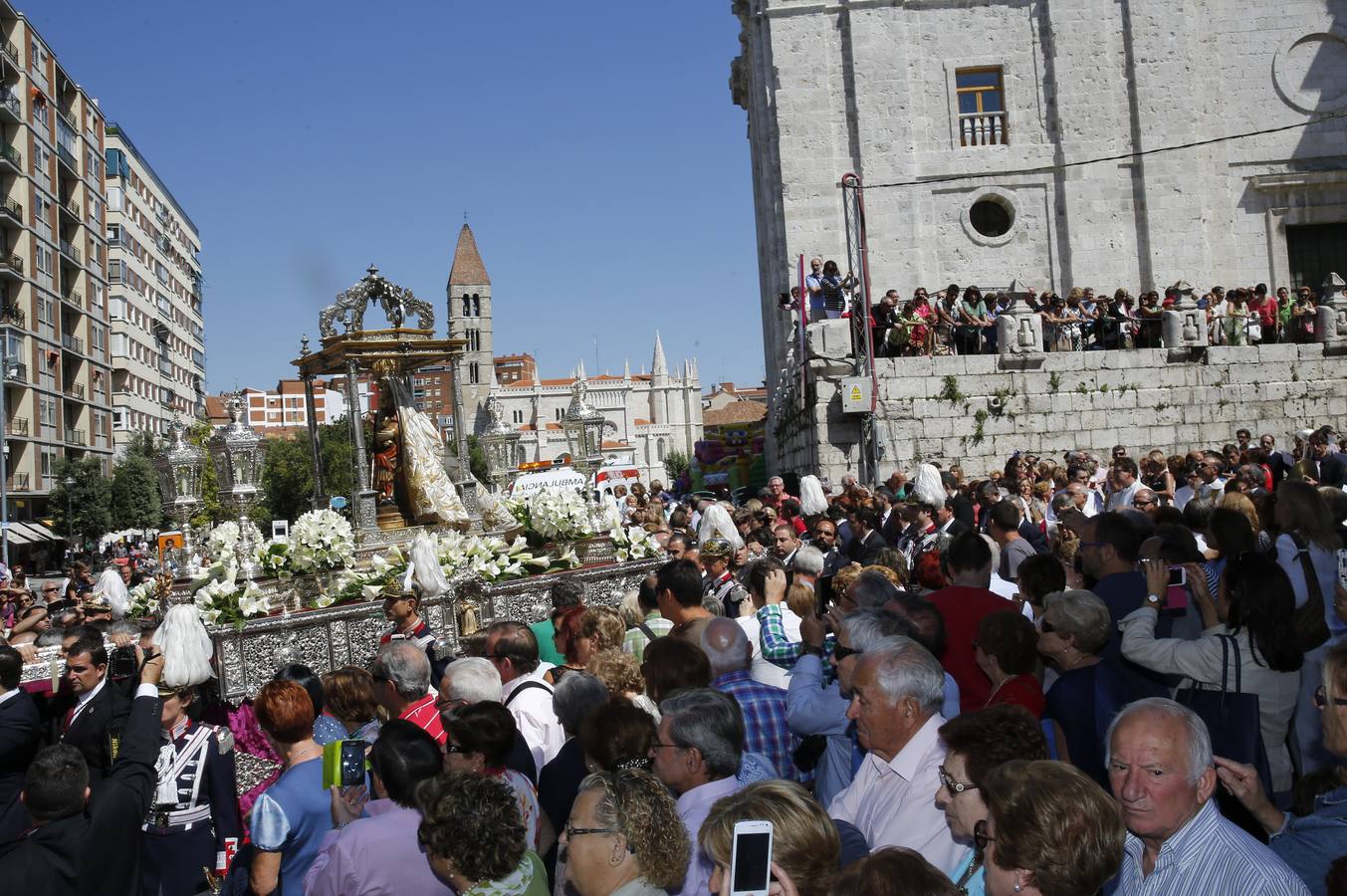 Procesión y misa por la Virgen de San Lorenzo, patrona de Valladolid