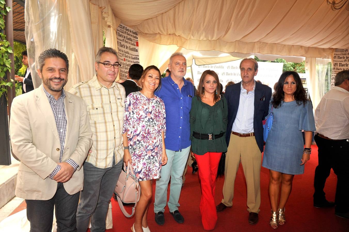 Miembros del Grupo Socialista de la Diputación. Julio del Valle, Javier González Trapote, Teresa López (alcaldesa de Medina), Pedro Pablo Santamaría, María Blanco, Fernando Berdugo y Patricia Gómez.
