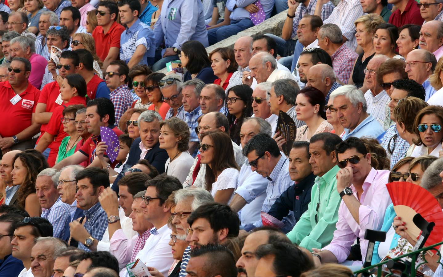 Asistentes a la corrida de toros del viernes 11 de septiembre en Valladolid