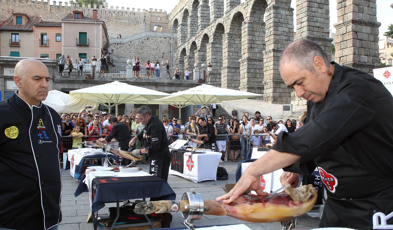 Tercera edición de la Feria del Jamón en Segovia