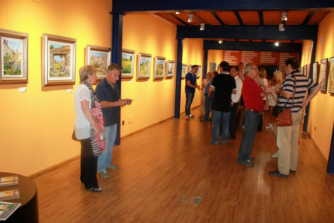 El pintor Antonio Varas expone su obra en el Museo del Cerrato Castellano de Baltanás (Palencia)