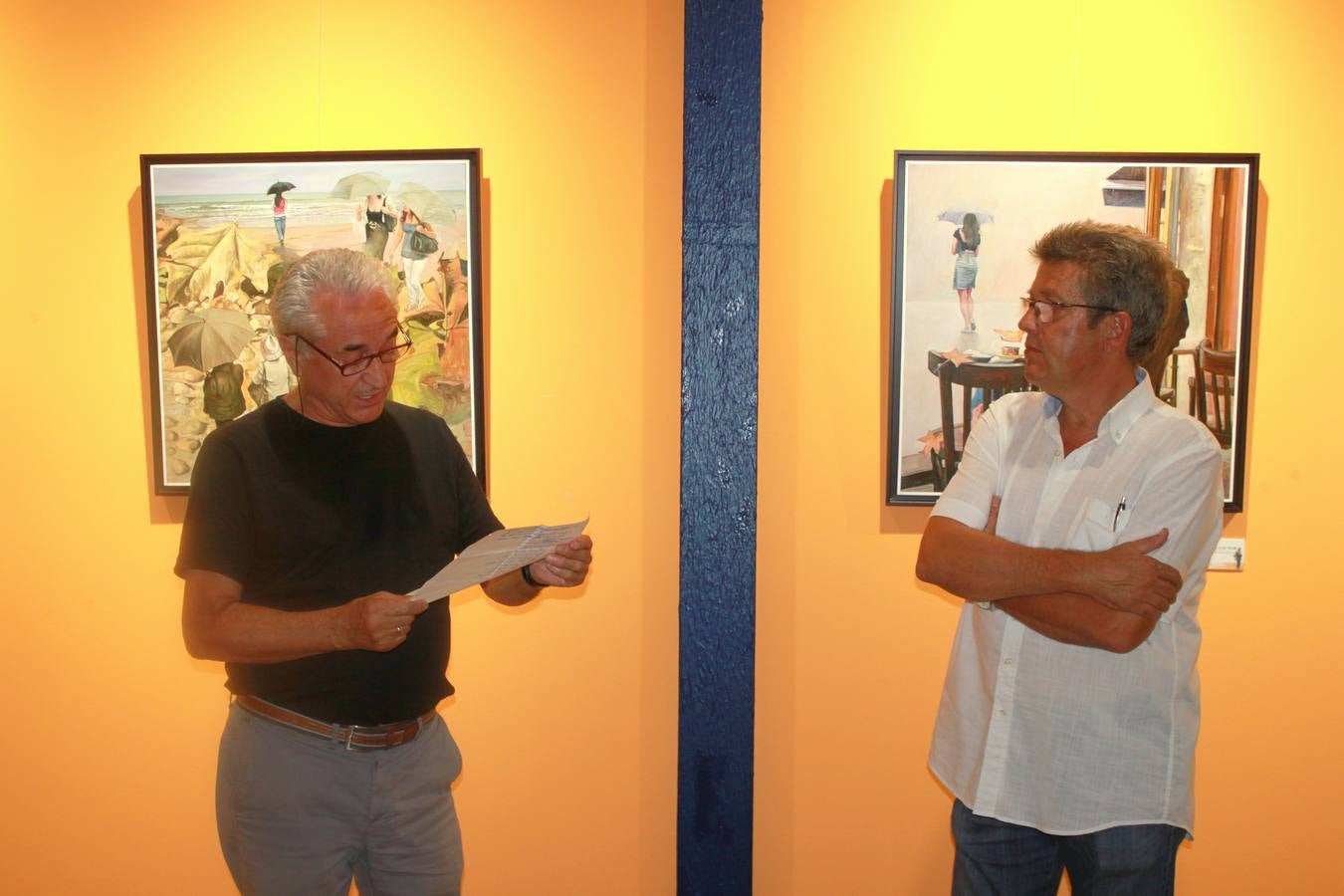 El pintor Antonio Varas expone su obra en el Museo del Cerrato Castellano de Baltanás (Palencia)