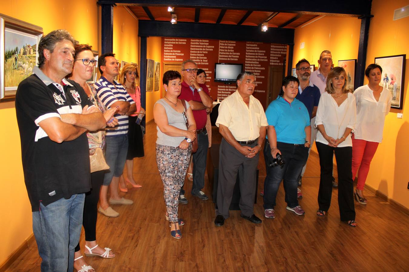 El pintor Antonio Varas expone su obra en el Museo del Cerrato Castellano de Baltanás (Palencia)