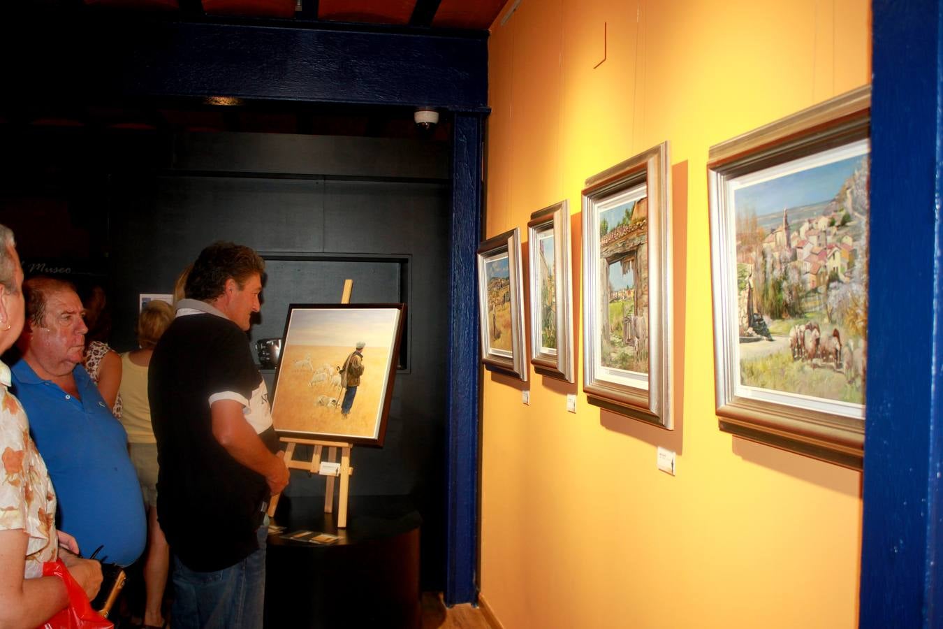 El pintor Antonio Varas expone su obra en el Museo del Cerrato Castellano de Baltanás (Palencia)