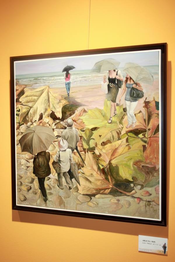 El pintor Antonio Varas expone su obra en el Museo del Cerrato Castellano de Baltanás (Palencia)