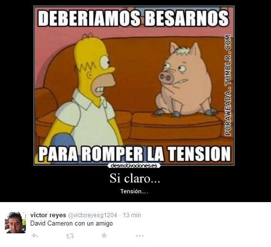 Los mejores memes del supuesto escándalo de David Cameron