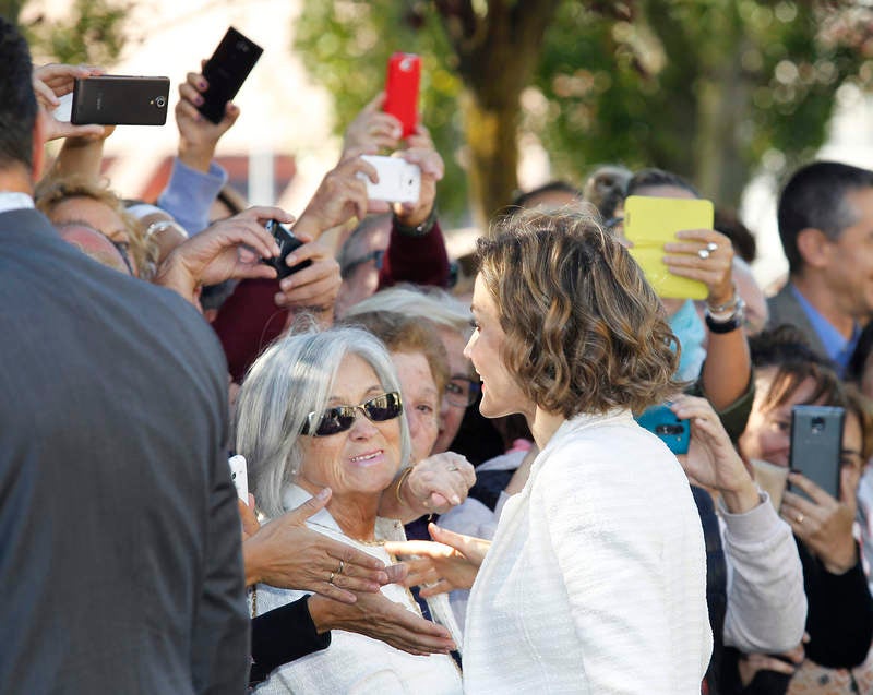 La reina Letizia inaugura el curso escolar en el colegio público Marqués de Santillana de Palencia (1/2)