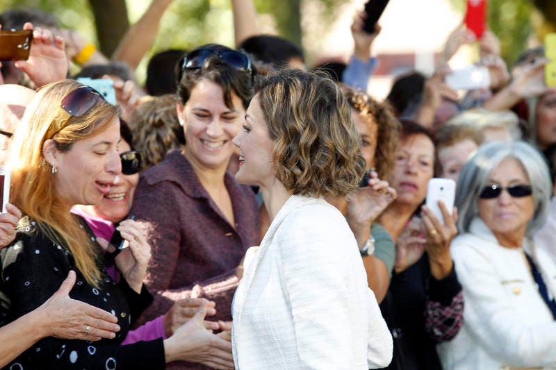 La reina Letizia inaugura el curso escolar en el colegio público Marqués de Santillana de Palencia (1/2)