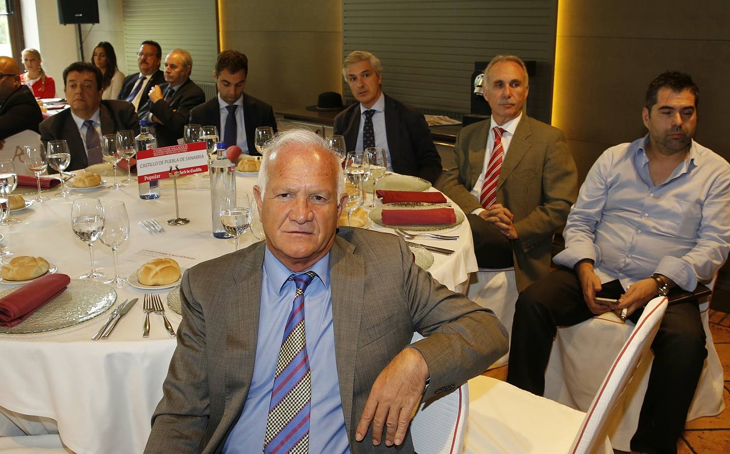 Ángel San José (Tecnaire), Jesús Cruz Martín (Quesería La Antigua), Luis Picado (Matadero de Guijuelo), Ángel Pérez Ruiz (AP Consultoría), Juan Manuel Garabal (Popular) y José Luis Cascón (Delin Mitel).