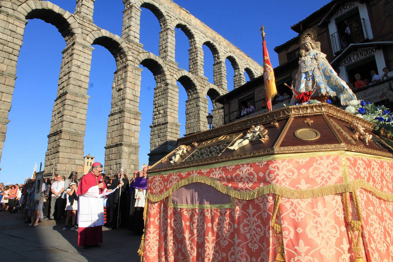 La Virgen de la Fuencisla regresa a su santuario