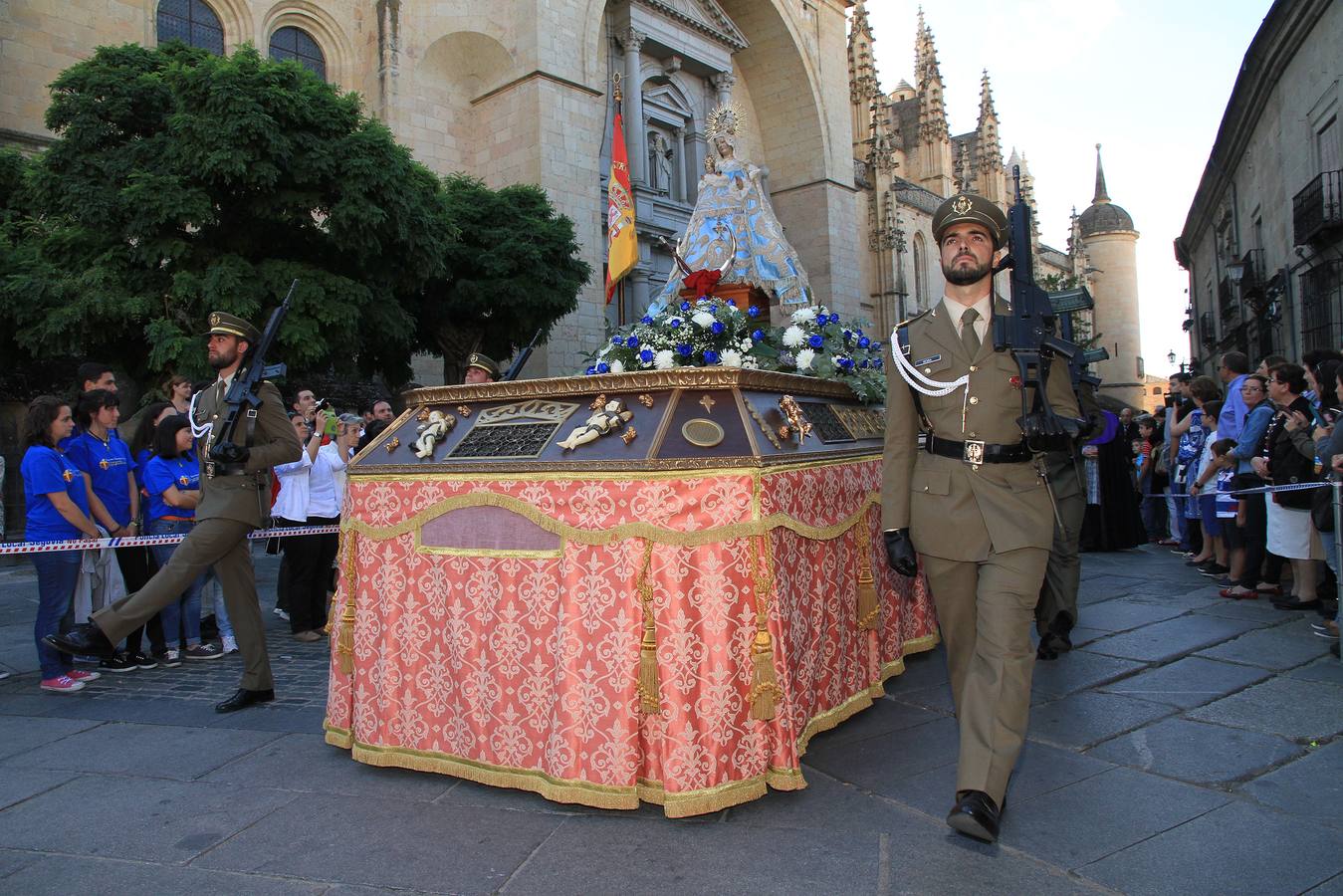 La Virgen de la Fuencisla regresa a su santuario