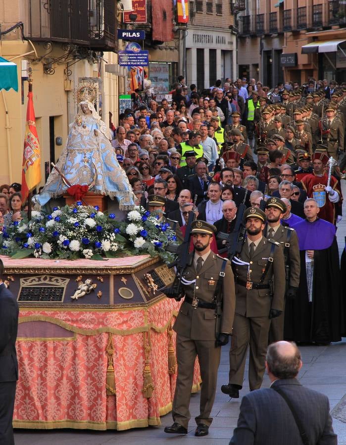 La Virgen de la Fuencisla regresa a su santuario