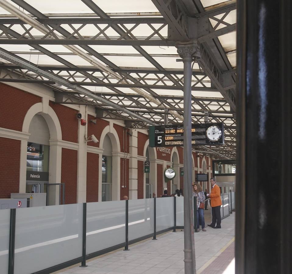 Primer viaje comercial del Ave León-Madrid