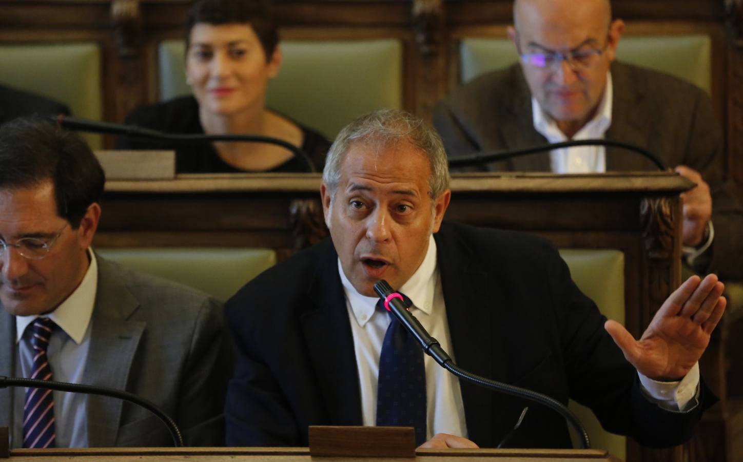 Pleno en el Ayuntamiento de Valladolid