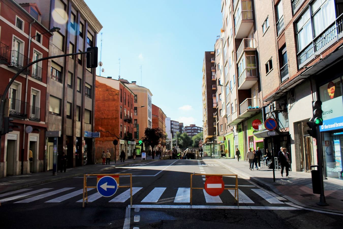 Atascos por las obras en el túnel de Labradores