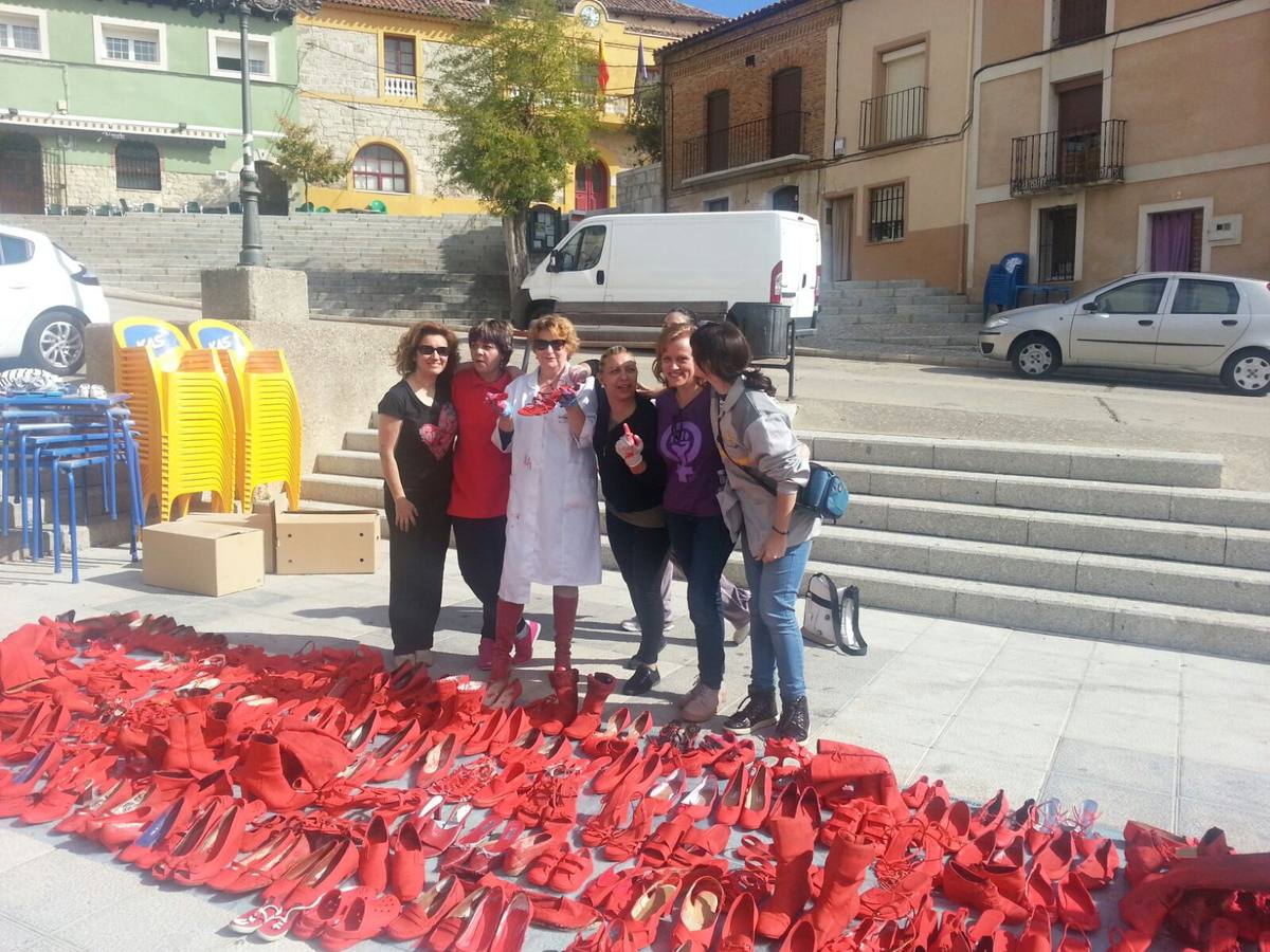 Taller de zapatos rojos en Mucientes (Valladolid)