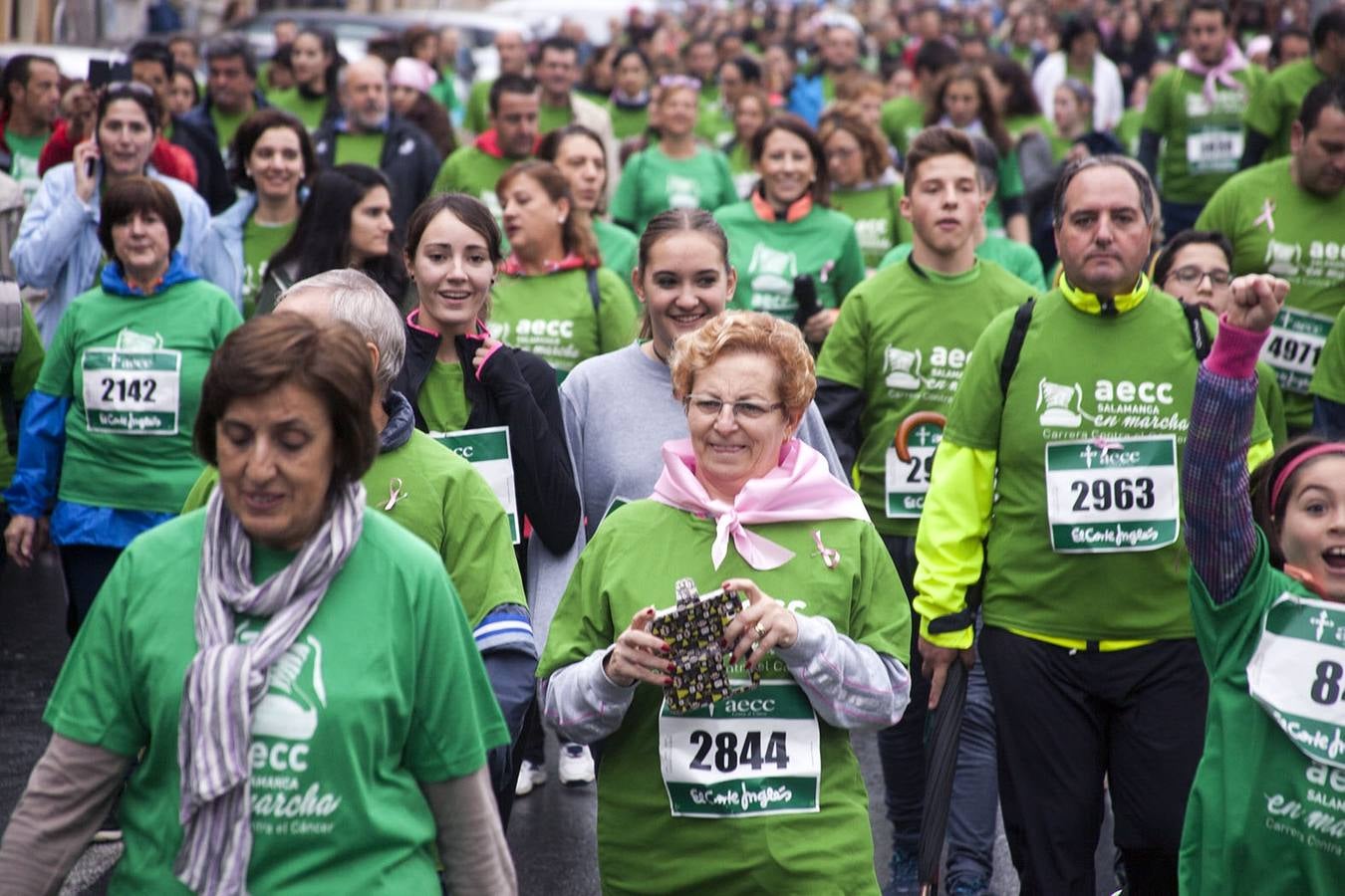 Marcha contra el cáncer en Salamanca