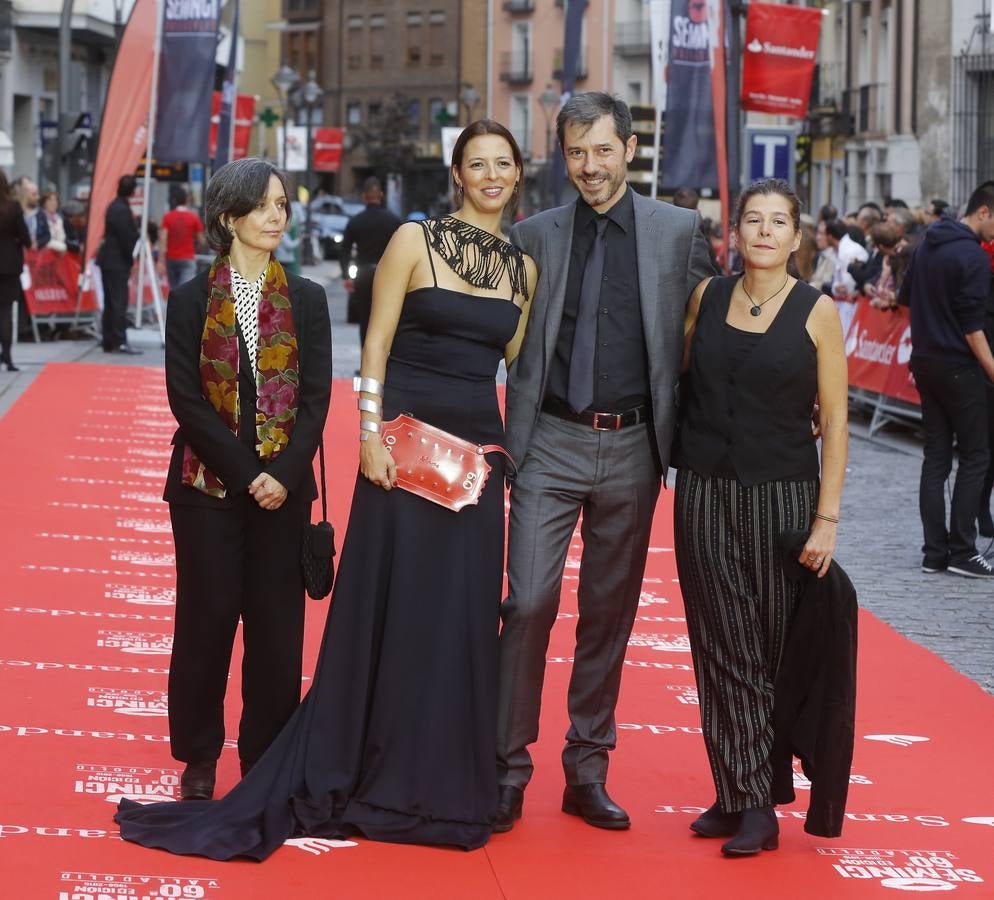 Alfombra roja de la gala inaugural de la 60 Seminci (1/2)
