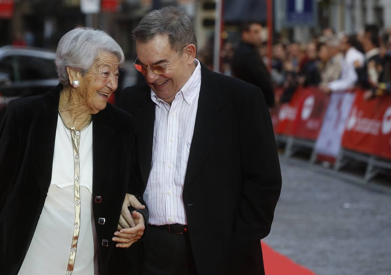 Alfombra roja de la gala inaugural de la 60 Seminci (1/2)