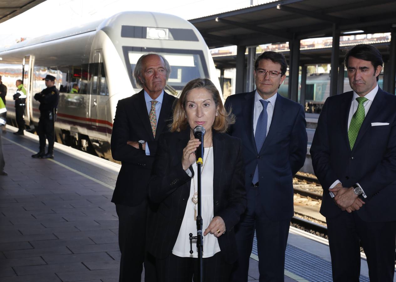 Viaje de prueba de la línea de alta velocidad Madrid-Salamanca