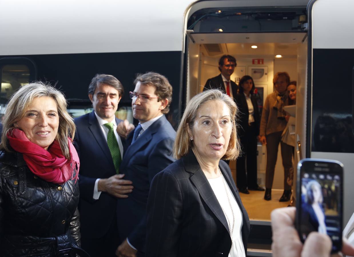 Viaje de prueba de la línea de alta velocidad Madrid-Salamanca