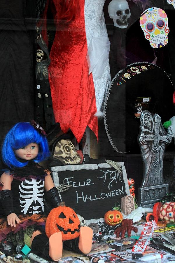 El comercio vallisoletano celebra Halloween