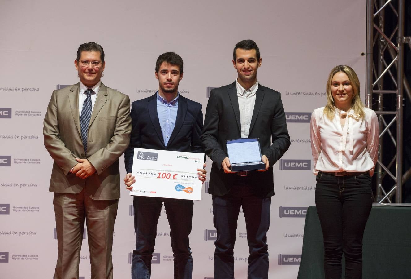 Entrega de premios del concurso UEMC Emprende