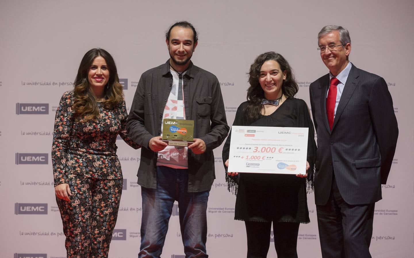 Entrega de premios del concurso UEMC Emprende