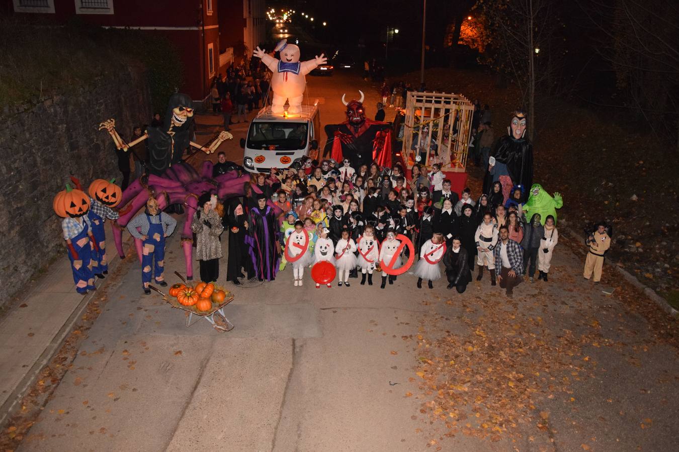 Desfile del terror en Guardo (Palencia)