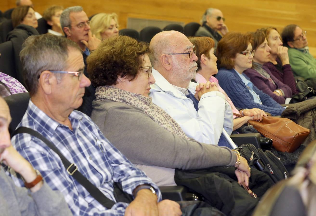 Reyes Monforte en el Aula de Cultura de El Norte de Castilla