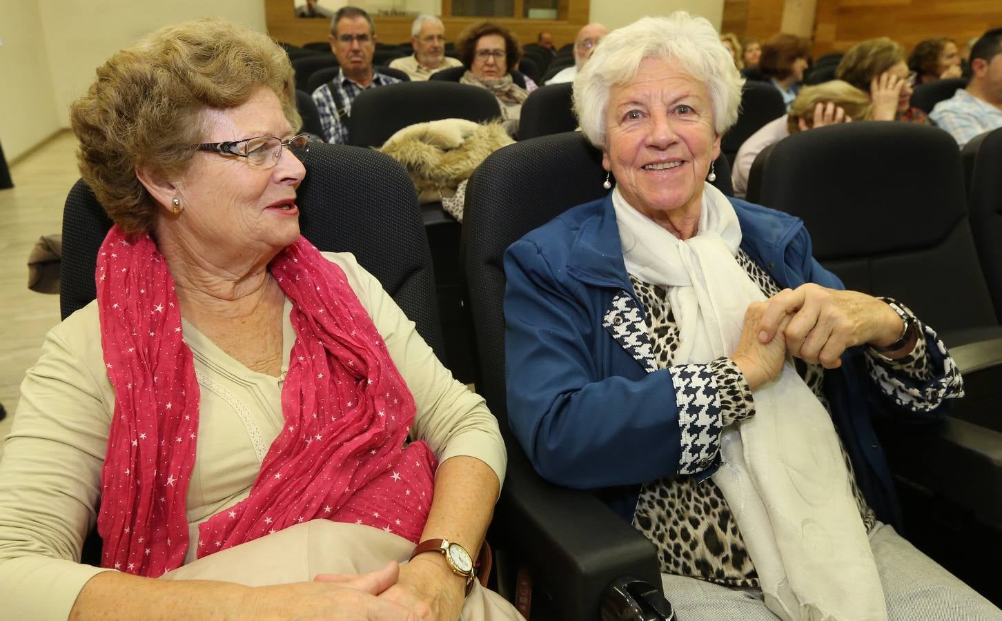 Reyes Monforte en el Aula de Cultura de El Norte de Castilla