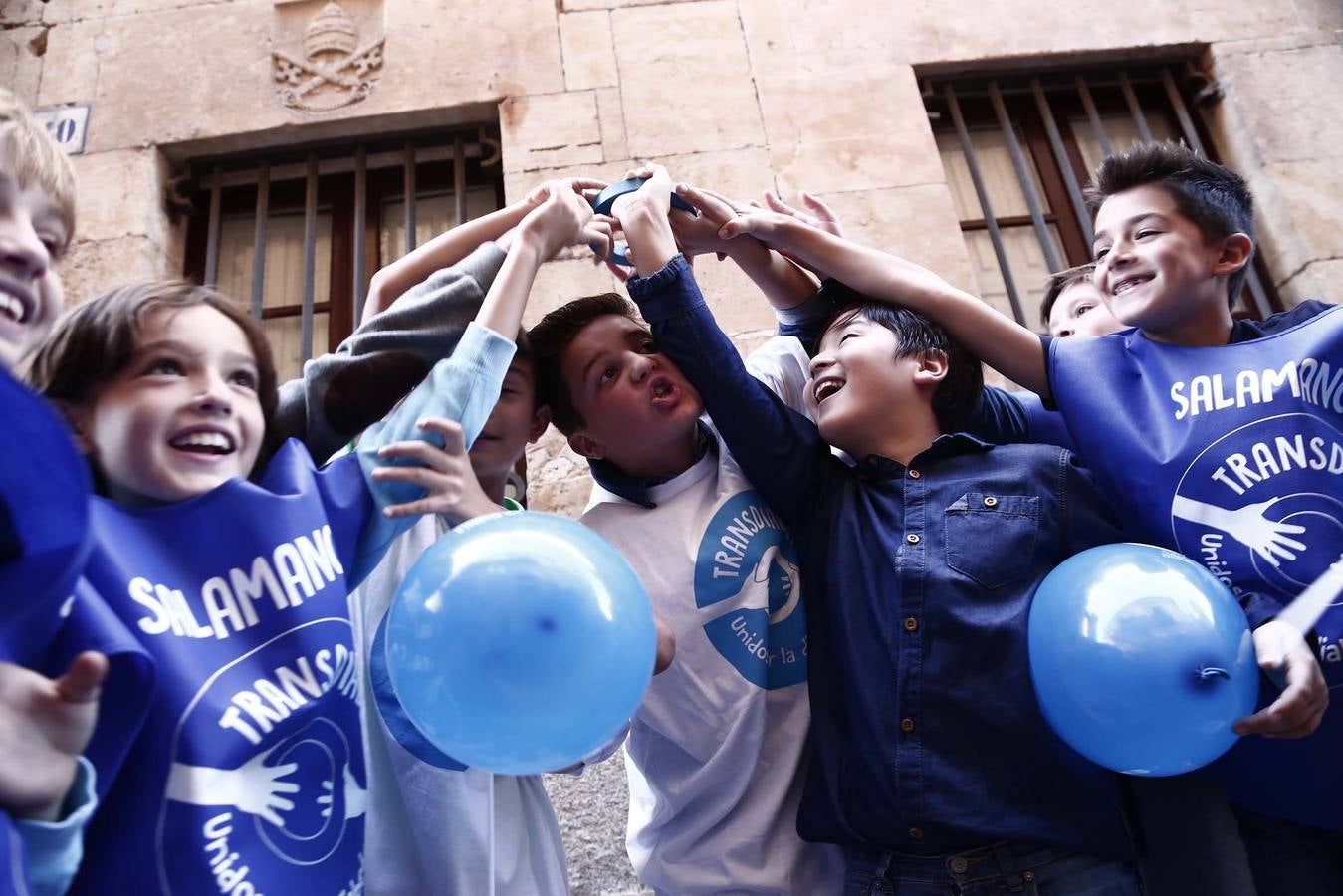 Cadena humana en Salamanca por la lucha contra la diabetes
