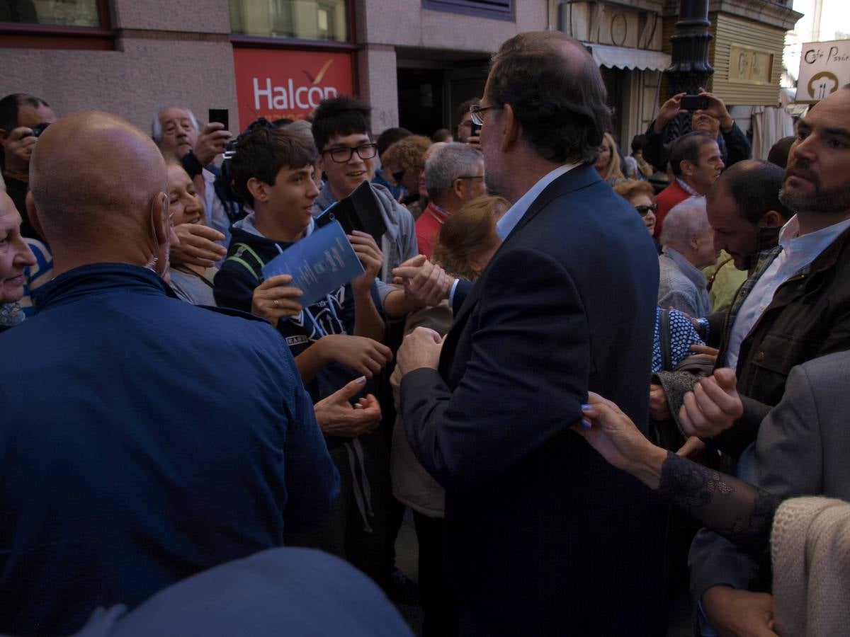 Mariano Rajoy participa en un acto organizado por el PP en Béjar (Salamanca) (2/4)